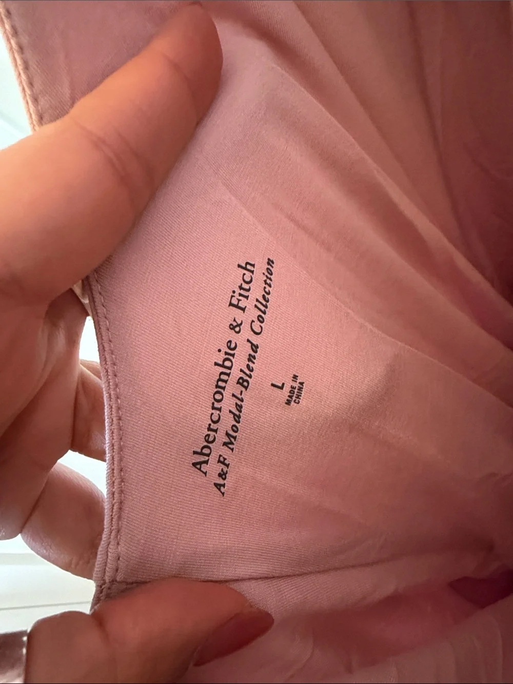 Abercrombie and Fitch drop waist open back lavender Modal Collection maxi dress